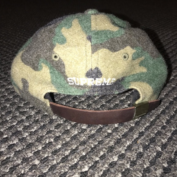 supreme camo wool hat